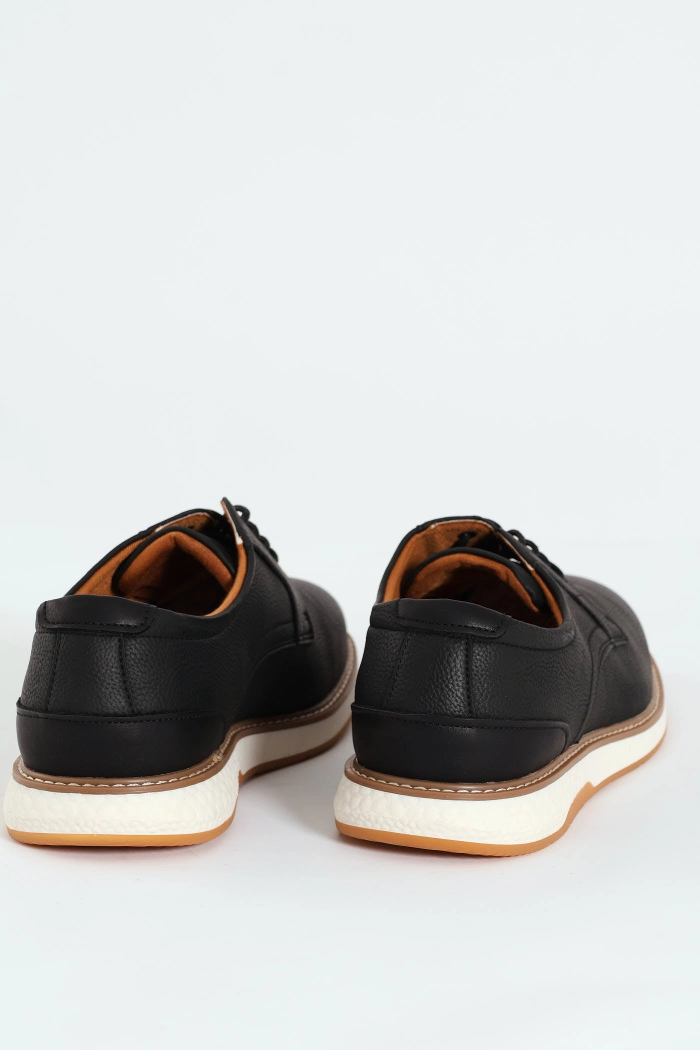 Romerro Smart Casual Closed Toe Lace Up - Black