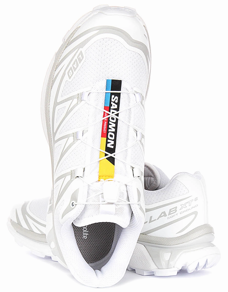 Salomon XT 6 In White Grey
