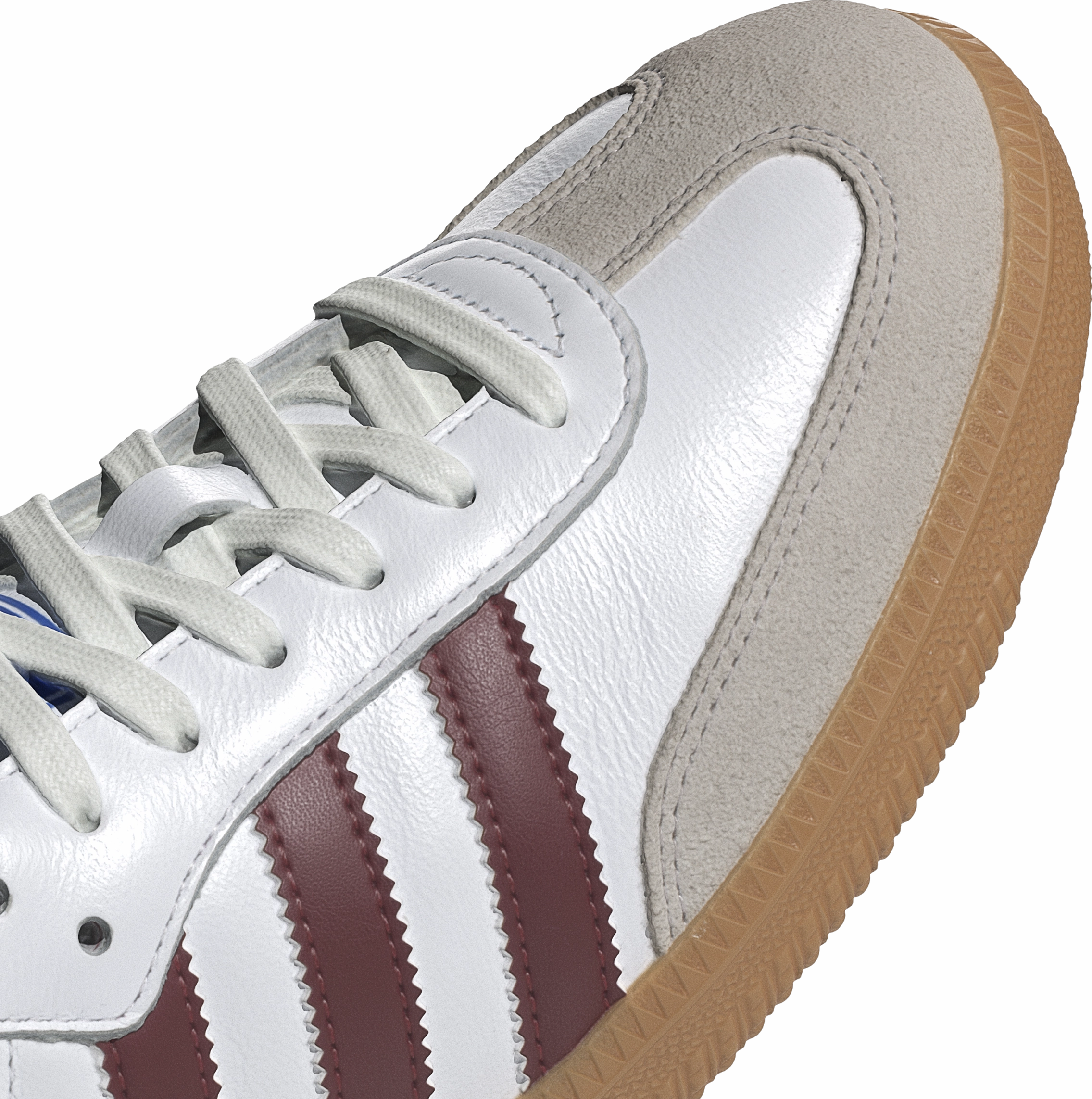 Samba OG 'White Collegiate Burgundy'