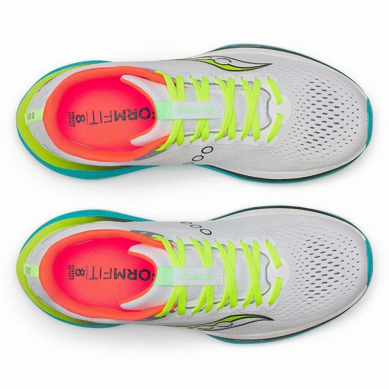 Saucony Men's Endorphin Trainer - White/Mutant