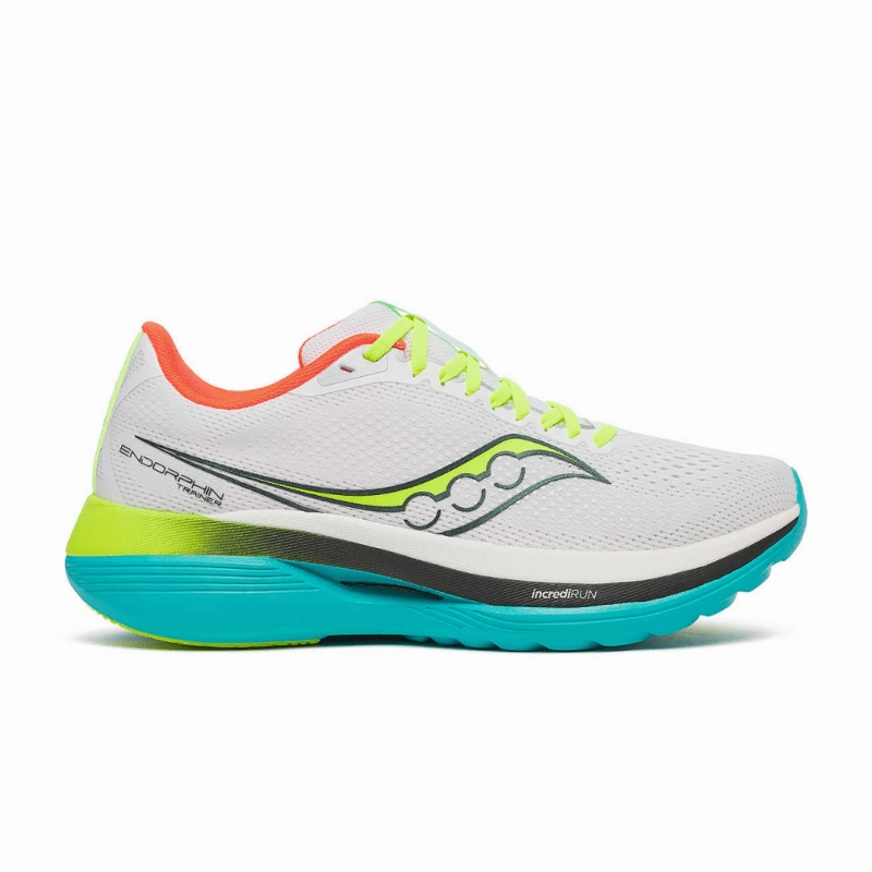 Saucony Men's Endorphin Trainer - White/Mutant