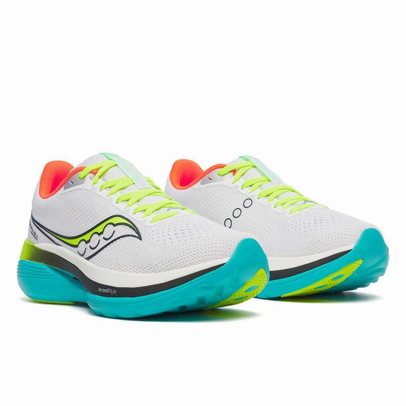 Saucony Men's Endorphin Trainer - White/Mutant