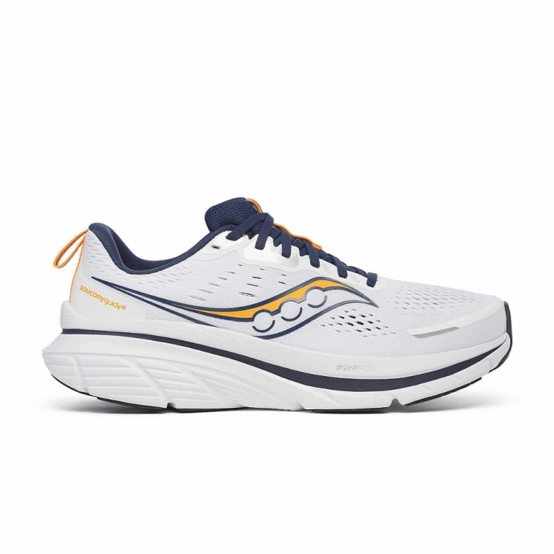 Saucony Men's Guide 18 - White/Navy