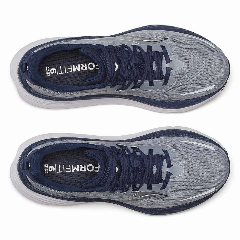 Saucony Men's Hurricane 24 (Wide Width) - Flint/Navy