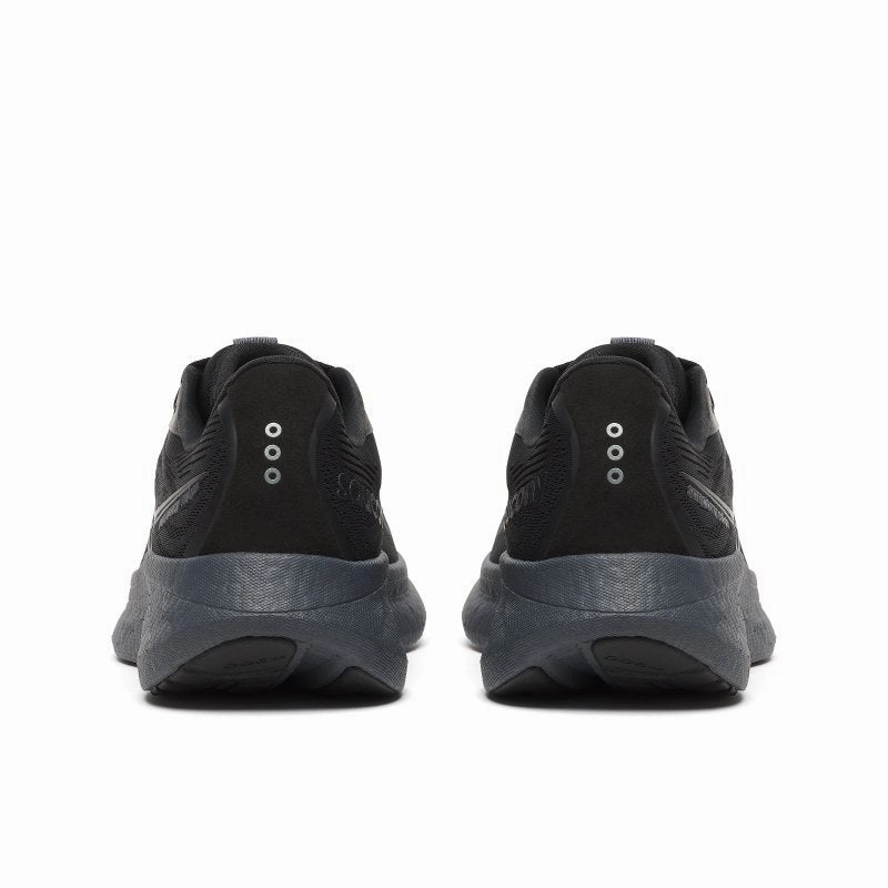 Saucony Men's Ride 18 (Wide Width) - Black/Shadow