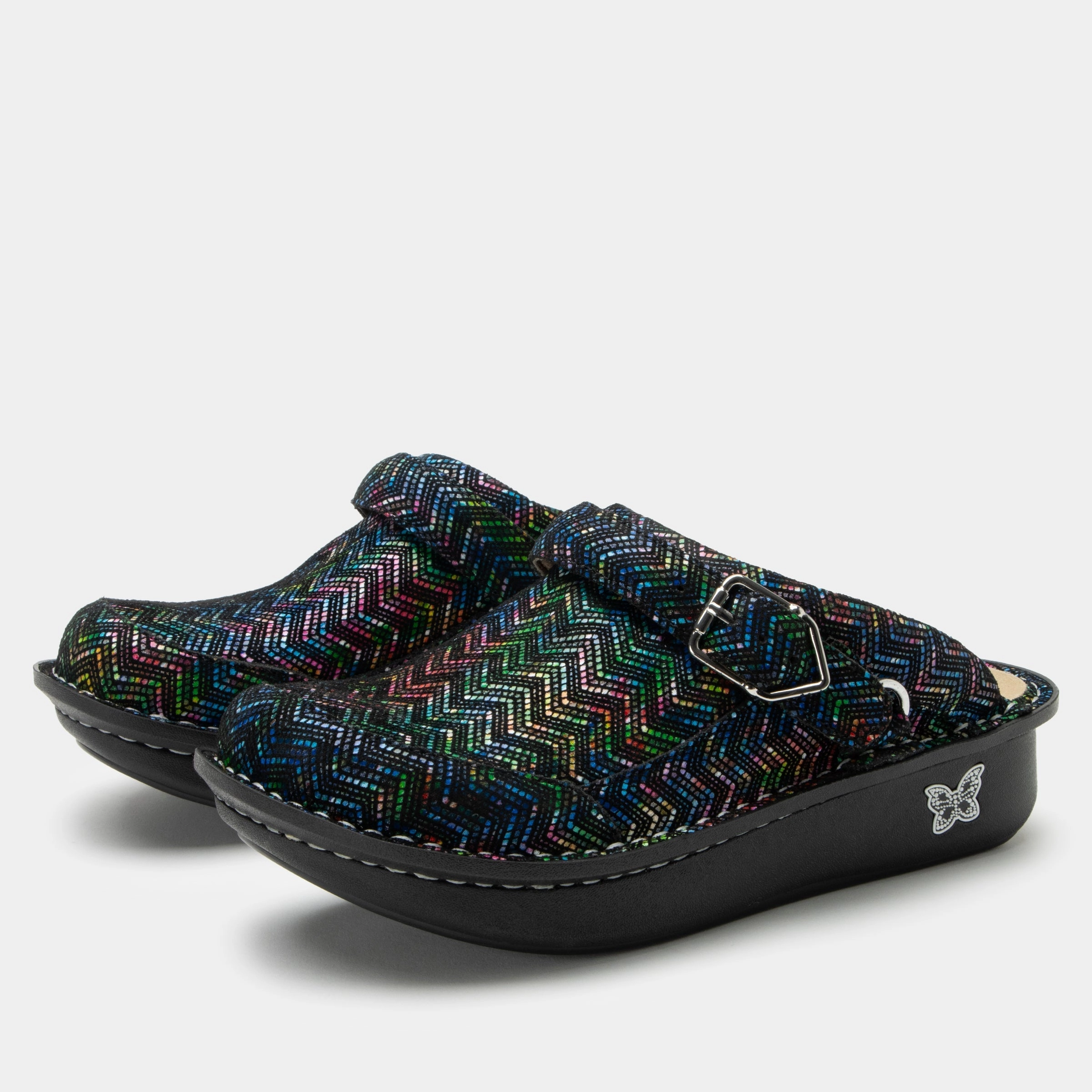 Seville Ric Rack Rainbow Clog