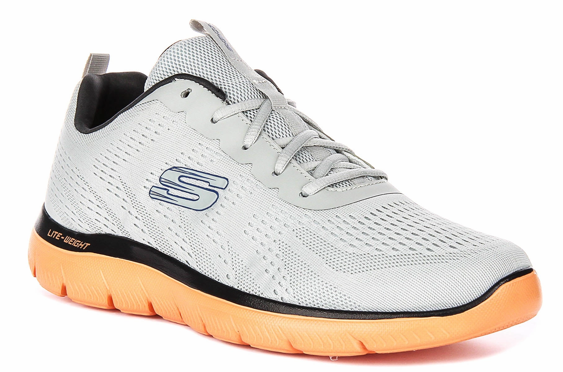 Skechers Summits Torre In Grey Orange For Men