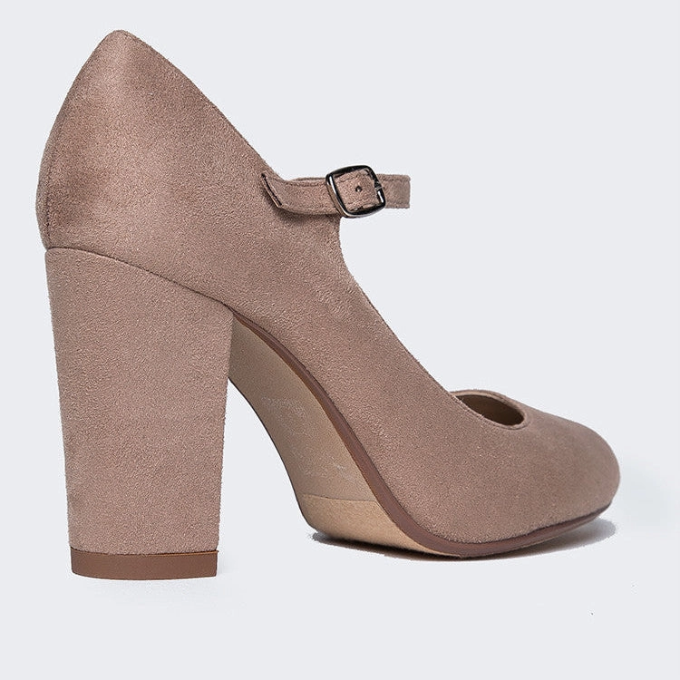 Skippy | Light Taupe Suede