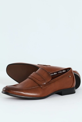 Slip On With Banded Upper - Tan