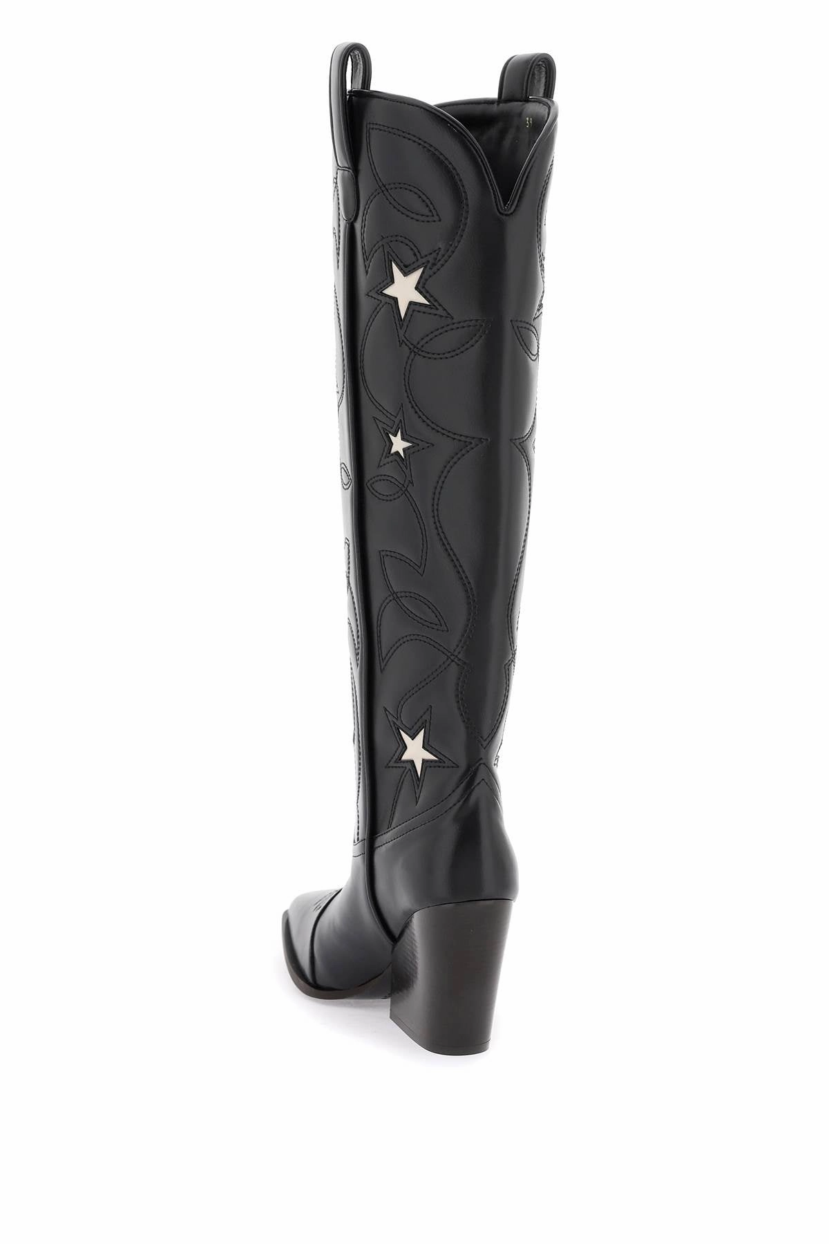 Stella mccartney texan boots with star embroidery