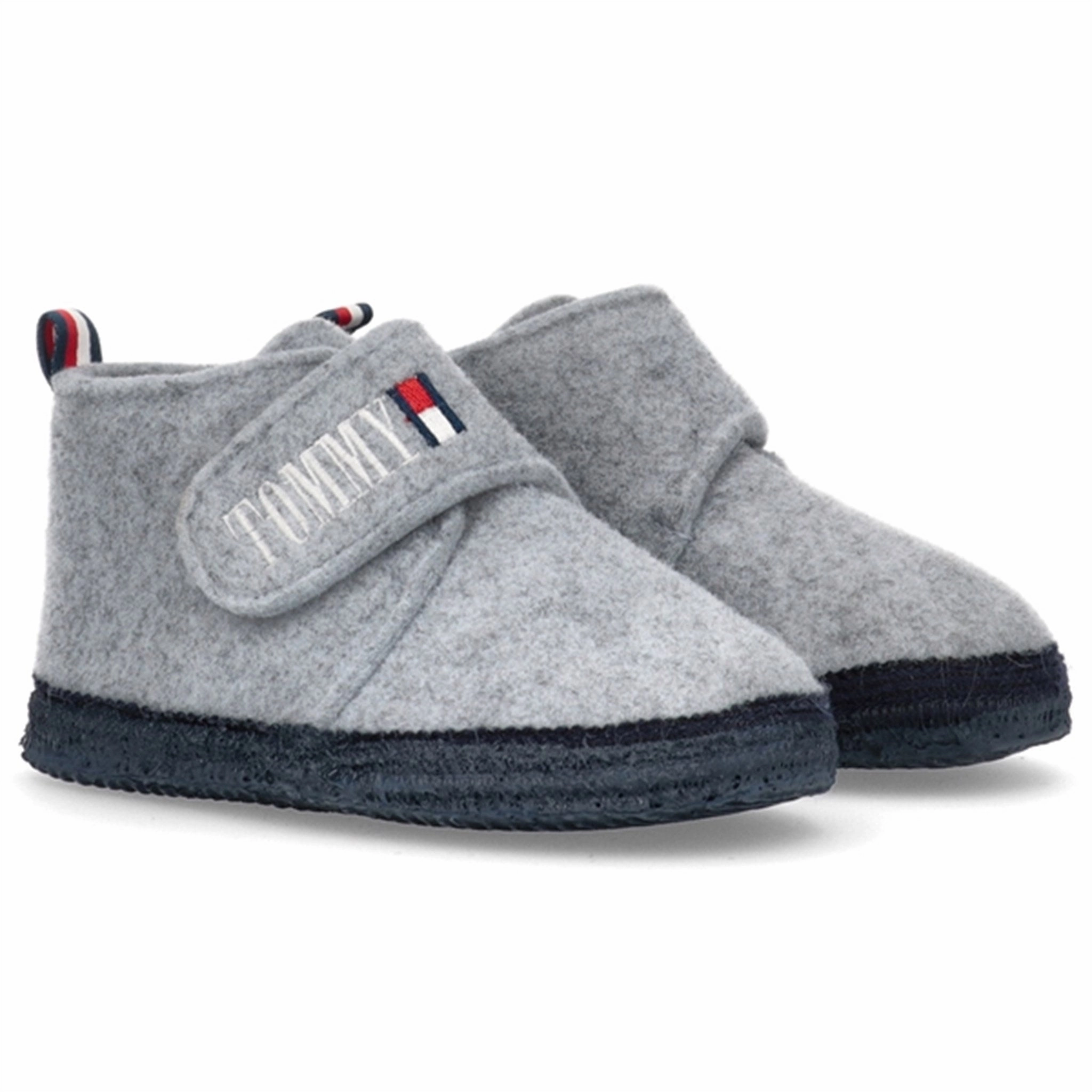 Tommy Hilfiger Indoor Slipper Velcro Grey