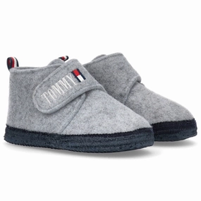 Tommy Hilfiger Indoor Slipper Velcro Grey
