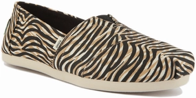 Toms Alpargata Shoes In Zebra For Women