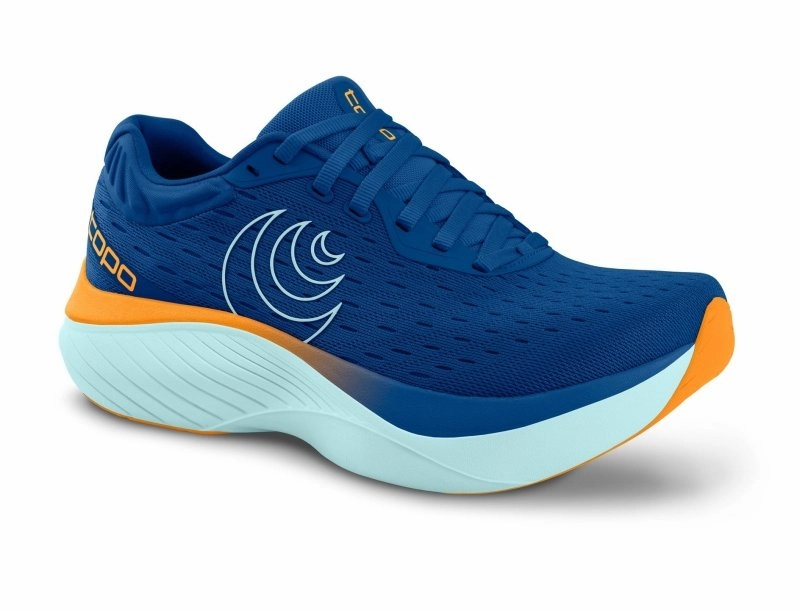 Topo Athletic Men's Atmos - Blue/Orange