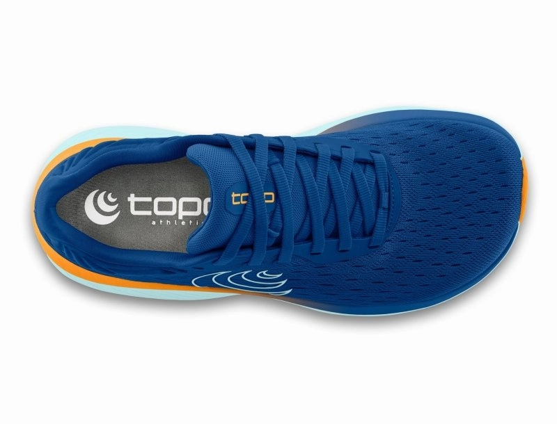 Topo Athletic Men's Atmos - Blue/Orange