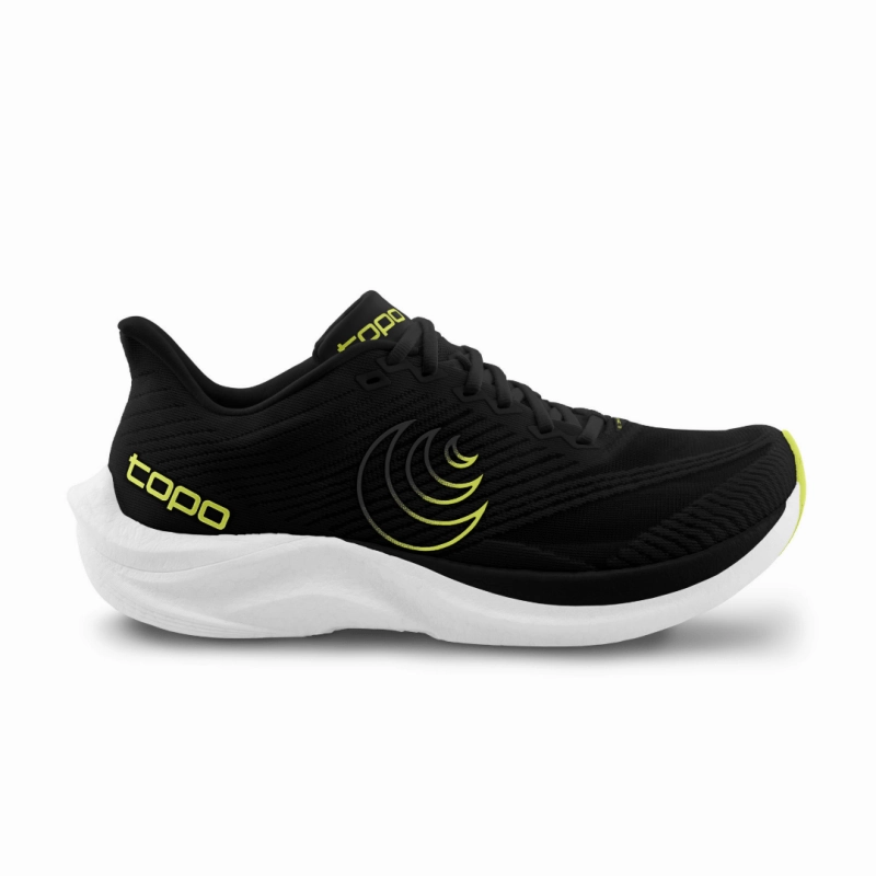 Topo Athletic Men's Cyclone 3 - Black/Lime