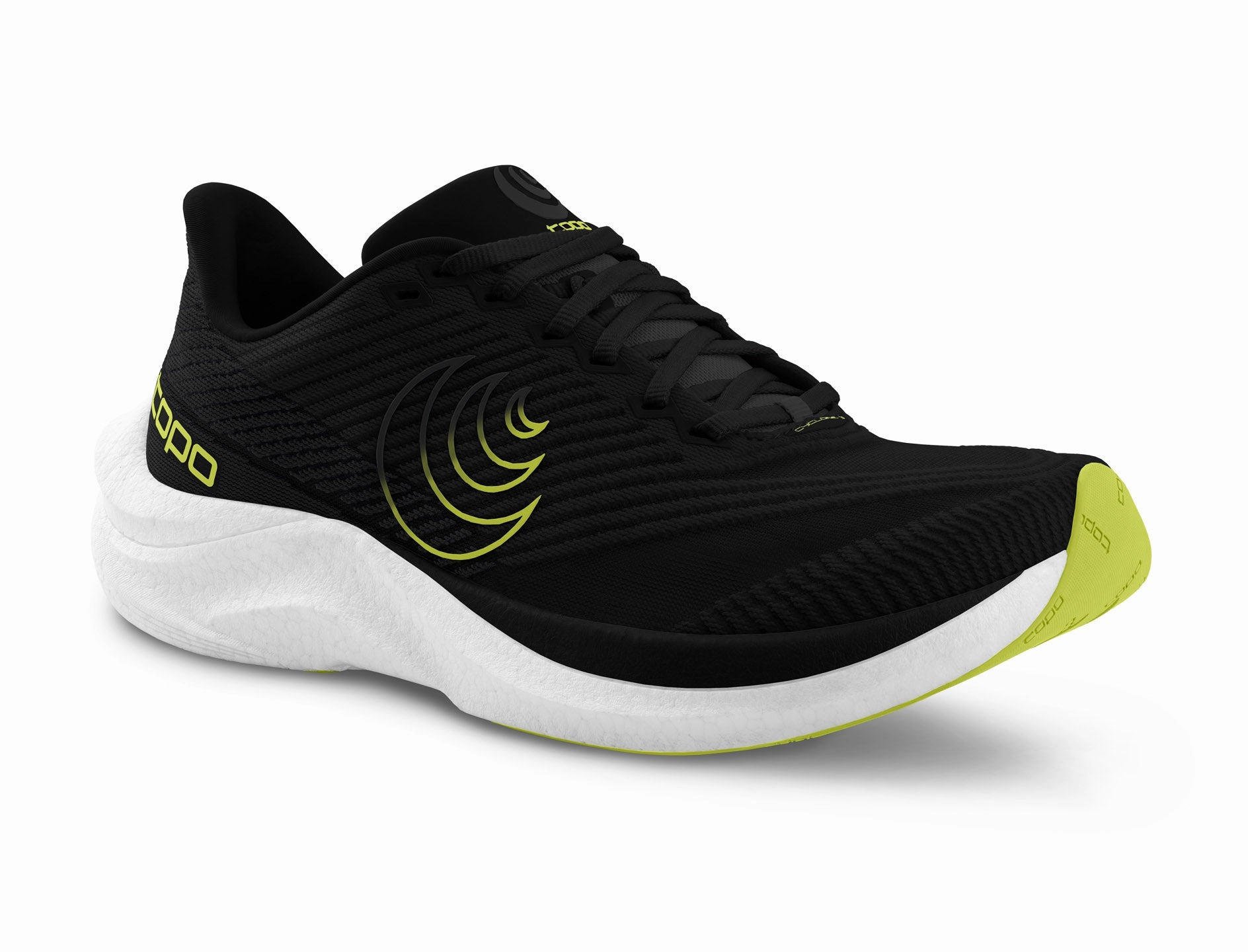 Topo Athletic Men's Cyclone 3 - Black/Lime