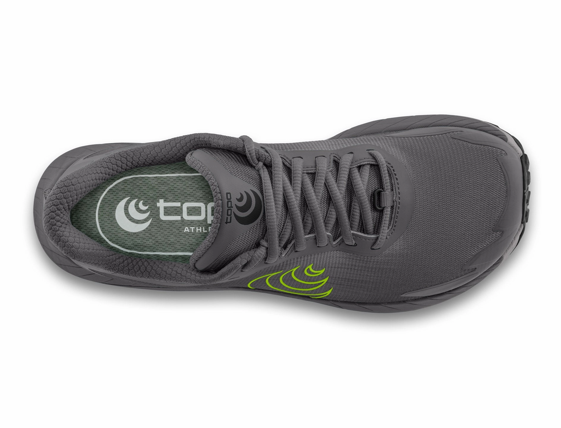 Topo Athletic Men's MTN Racer 4 - Gray/Lime