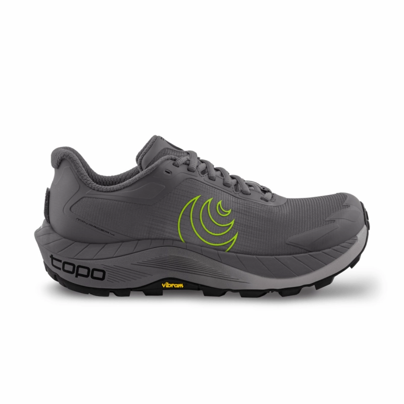 Topo Athletic Men's MTN Racer 4 - Gray/Lime