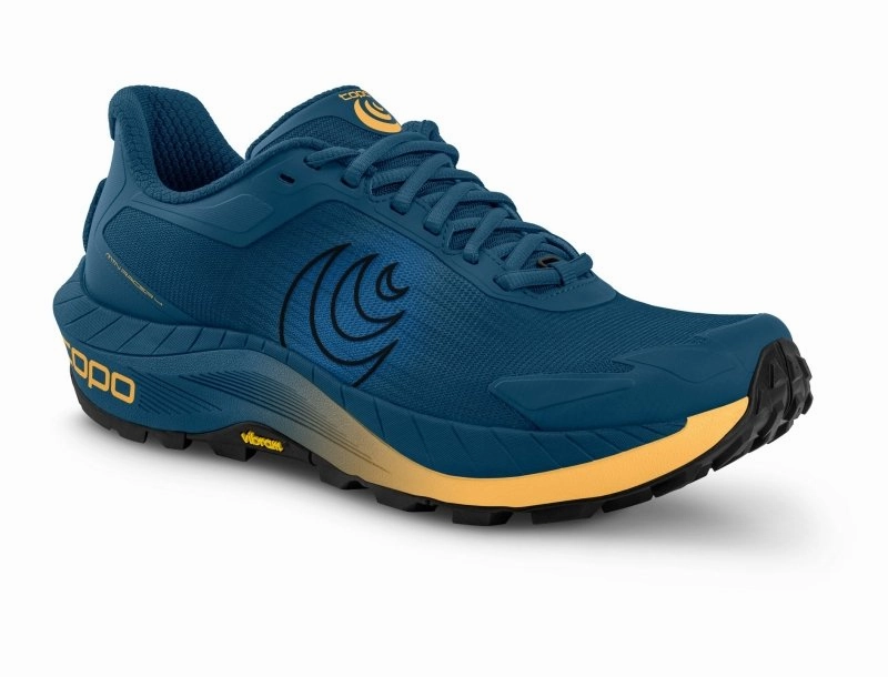 Topo Athletic Men's MTN Racer 4 - Navy/Orange