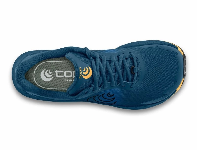 Topo Athletic Men's MTN Racer 4 - Navy/Orange