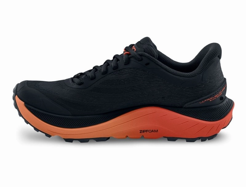 Topo Athletic Men's Ultraventure 4 - Black/Red