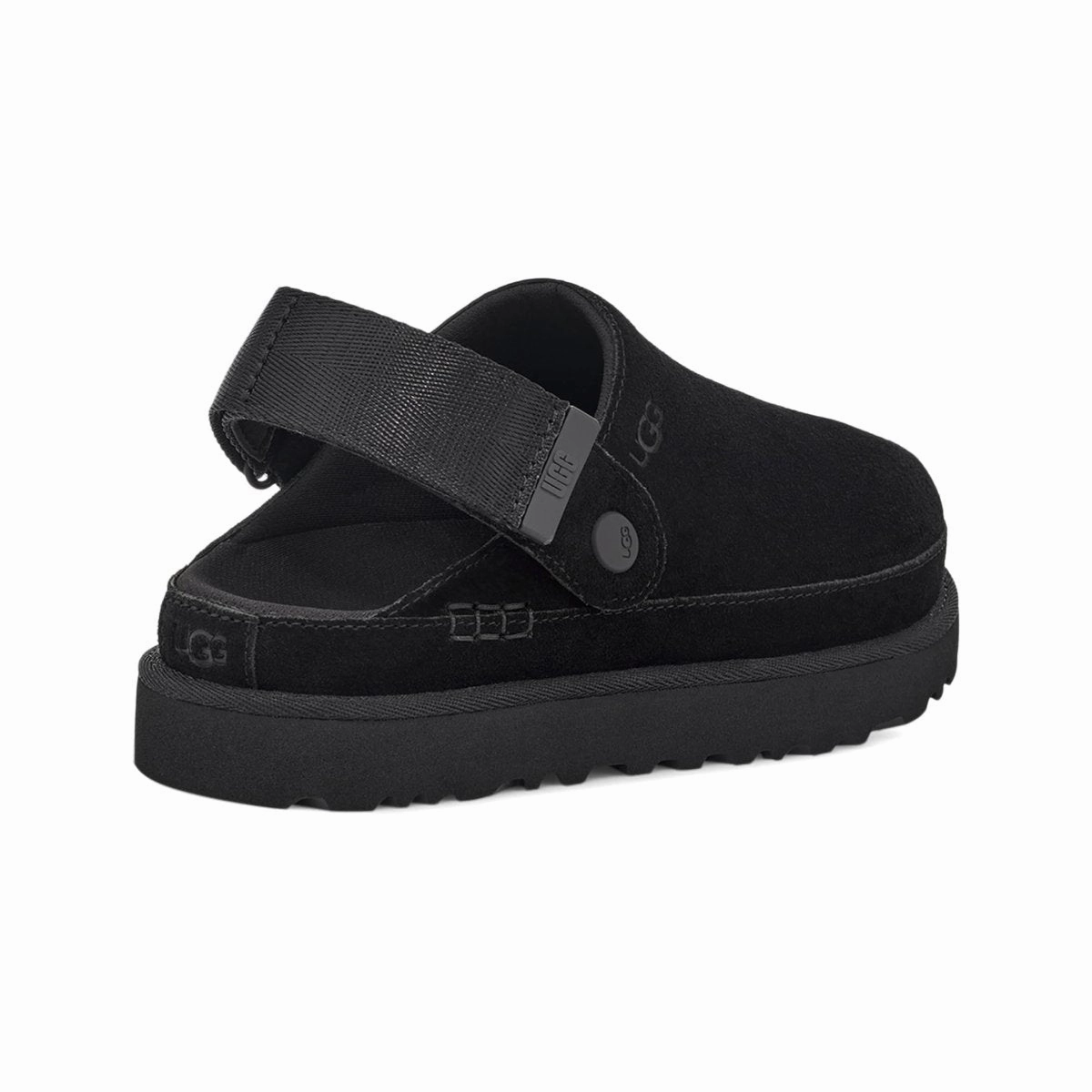 UGG Women's Goldenstar Clog Black Suede