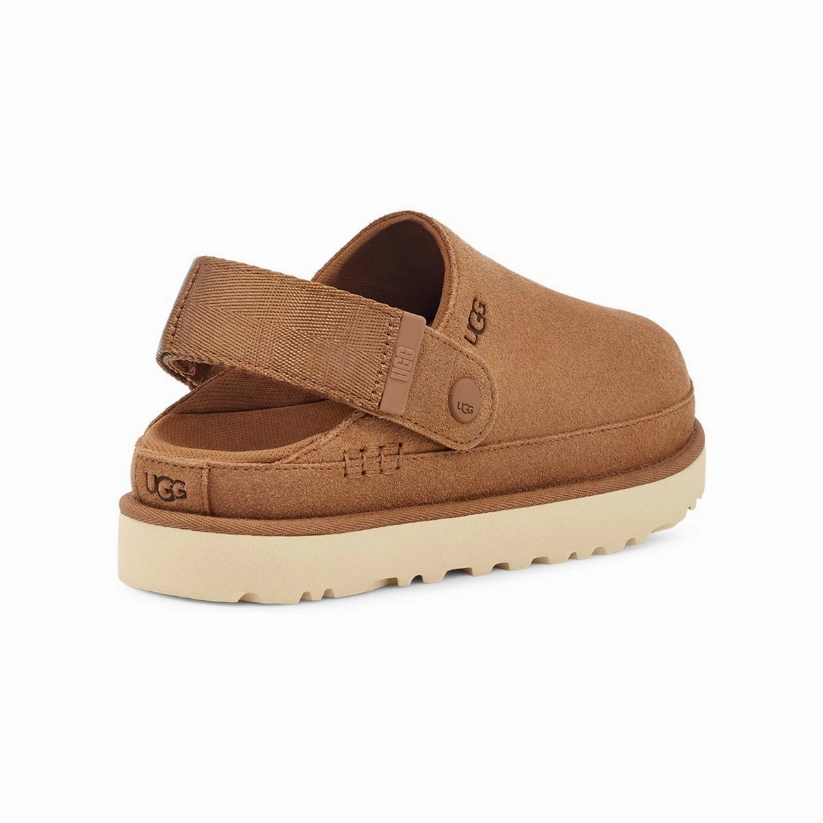 UGG Women's Goldenstar Clog Chestnut Suede