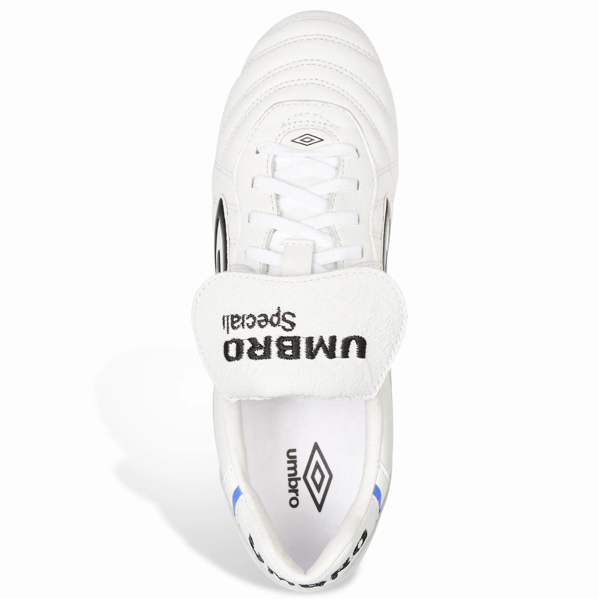 Umbro Speciali Pro 24 FG Soccer Cleats (White/Black/Royal)