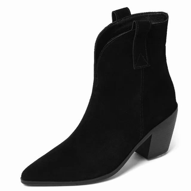 USS Shoes Claret Women's Pointed Toe Boots