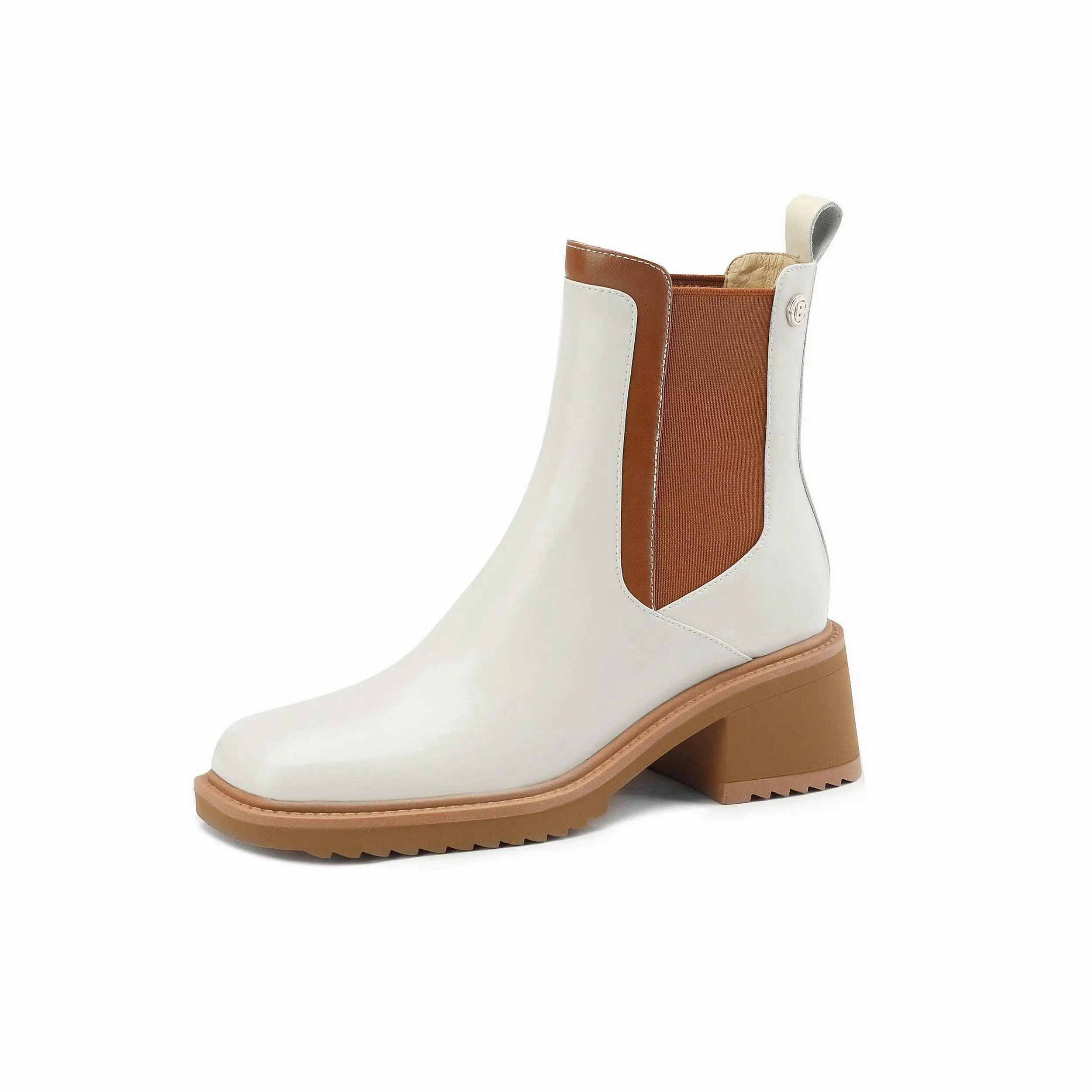 USS Shoes Corey Women's Thick Heels Autumn Chelsea Boots