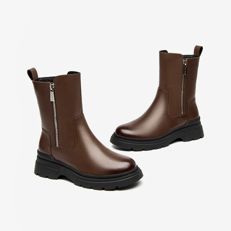 USS Shoes Galena Women's Platform Leather Boots