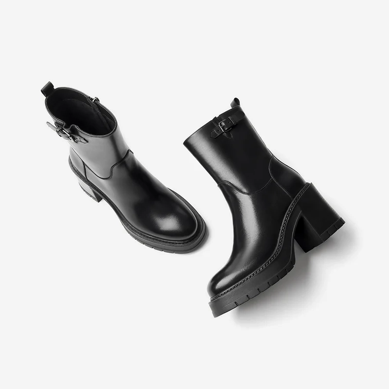 USS Shoes Macarena Women's Square Heel Winter Boots