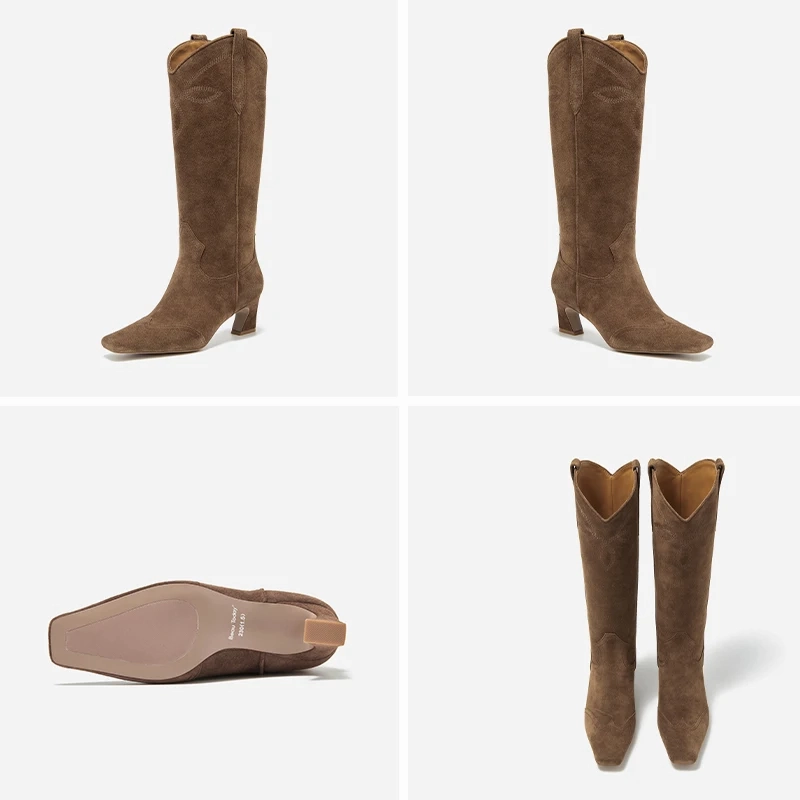 USS Shoes Malli Women's Long Leather Boots