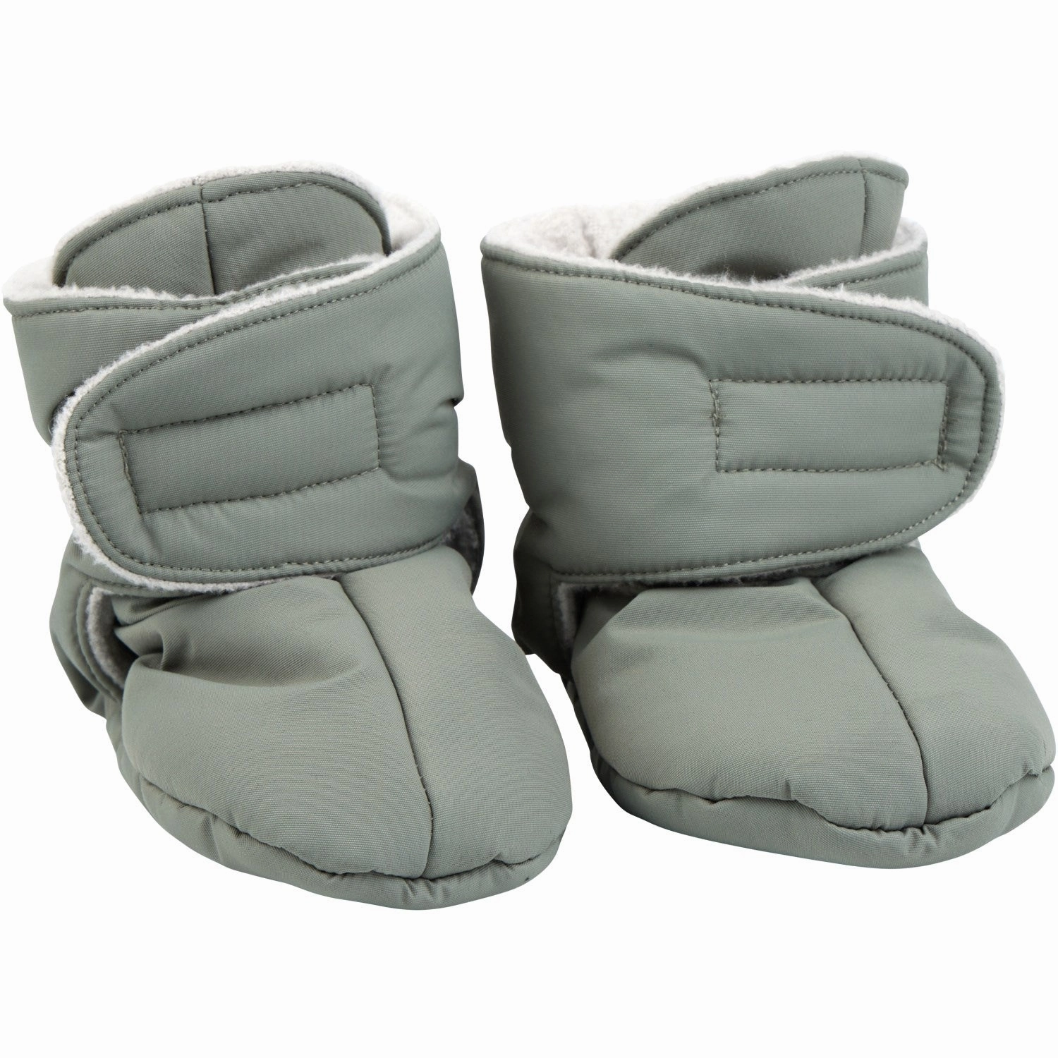 Voksi Meadow Green Baby Booties-Meadow Green Light Grey