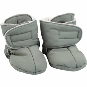 Voksi Meadow Green Baby Booties-Meadow Green Light Grey