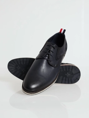 Wallace Casual Lace Up Shoe - Navy
