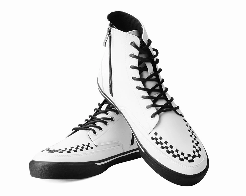 White TUKskin 8-Eye Sneaker Boot