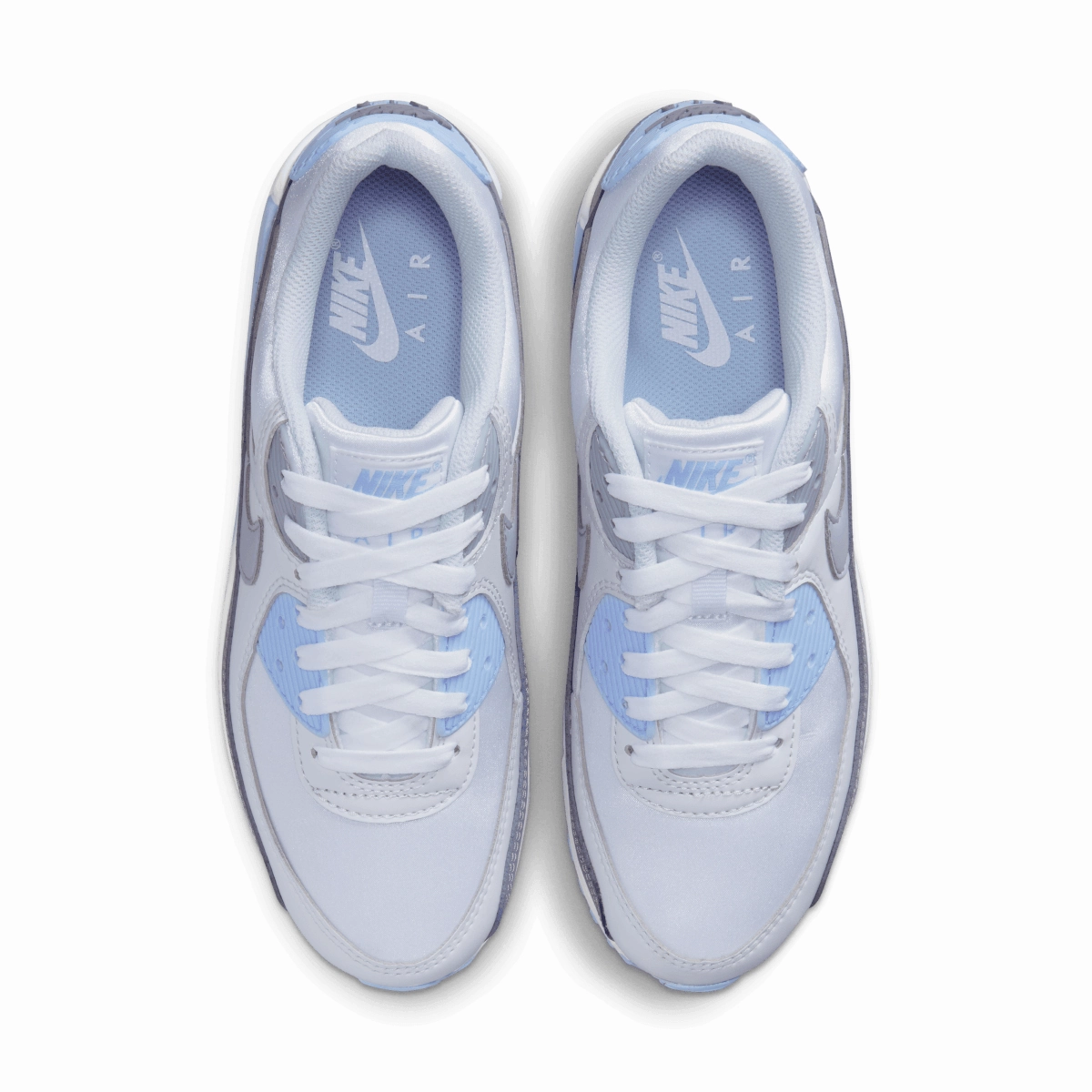 Wmns Air Max 90 'Grey Light Blue'