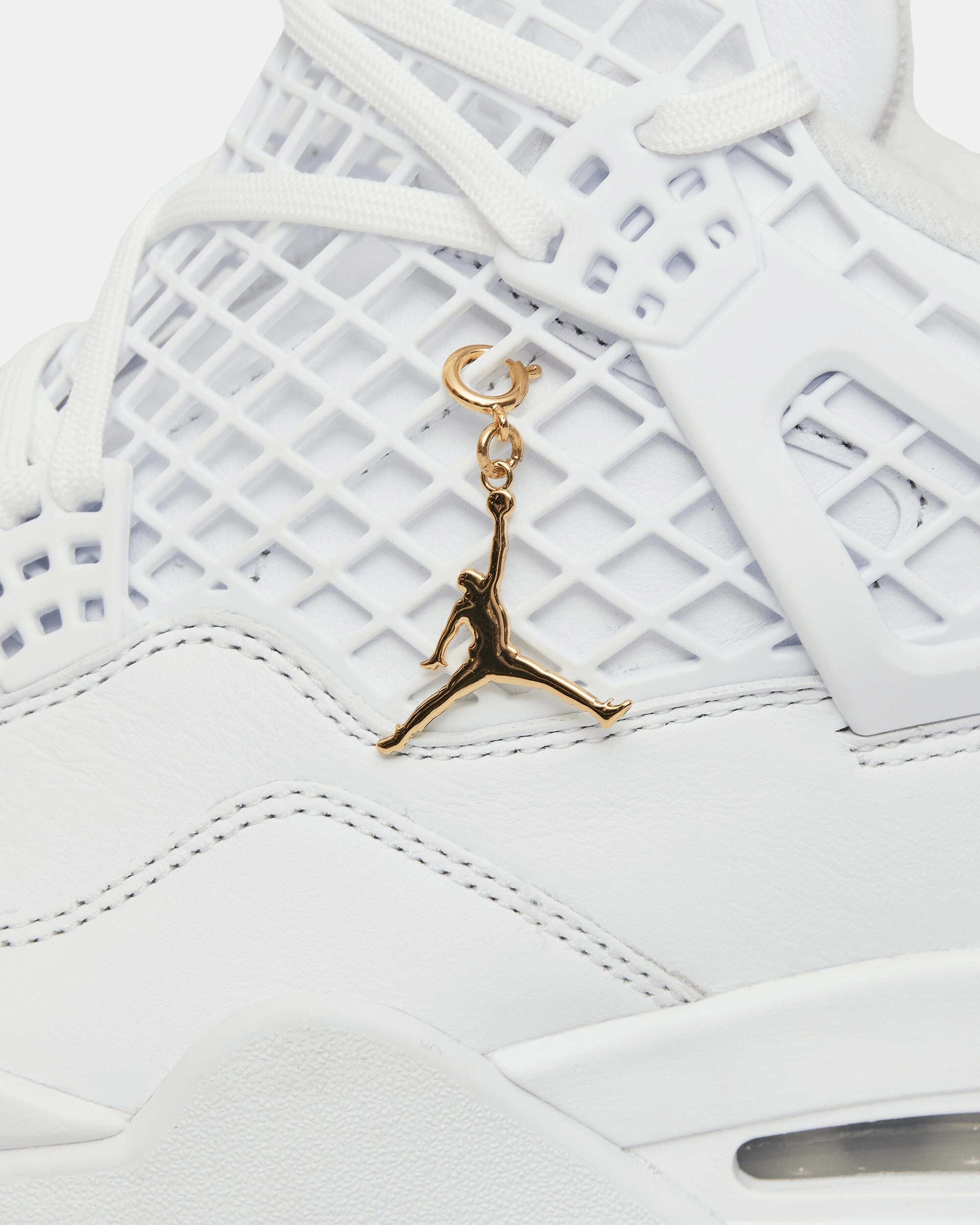 Women's Air Jordan 4 Net Sneakers White